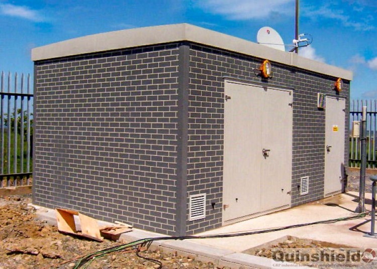 Brick Effect GRP Kiosk Building